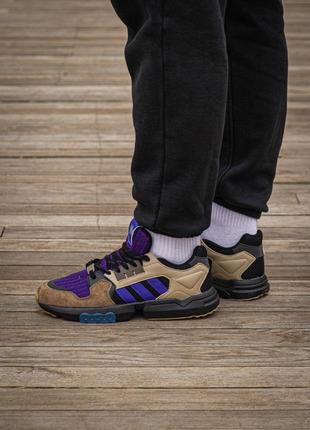 Мужские кроссовки adidas zx torsion packet shoes mega violet  #адидас2 фото