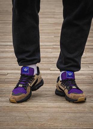 Мужские кроссовки adidas zx torsion packet shoes mega violet  #адидас