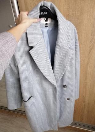 Ідеальне пальто в клітинку шерсть, кашемір, вовна5 фото