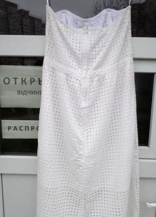 Платье-сарафан, белое летнее из сша. h&m4 фото