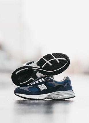 Мужские кроссовки new balance 993 blue grey 41-42-43-44