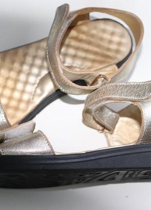 Кожаные сандалии босоножки 22.5 см по стельке3 фото
