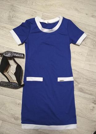 Красиве коттоновое плаття в стилі стюардеси )