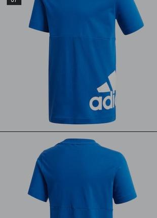 Футболка синя адідас adidas original 5-6