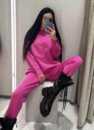Шикарный костюм zara джоггеры свитшот2 фото