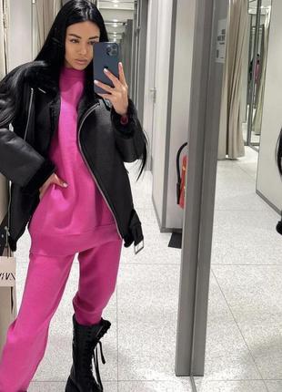 Шикарный костюм zara джоггеры свитшот