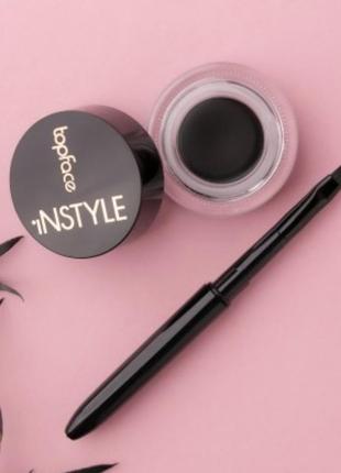 Підводка гелева topface instyle gel eyeliner - pt552 (чорна)1 фото