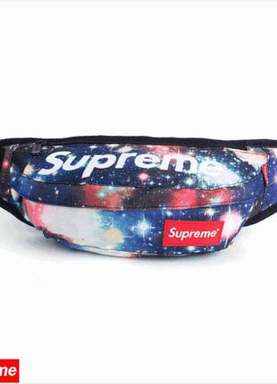 Поясна сумка supreme (космос) сумка на пояс