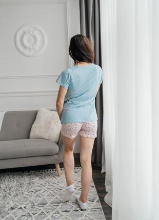 Пижама - комплект для дома и сна шорты и футболка5 фото
