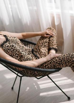 Комплект для дому та сну, неймовірна жіноча піжама штани + майка☀️9 фото