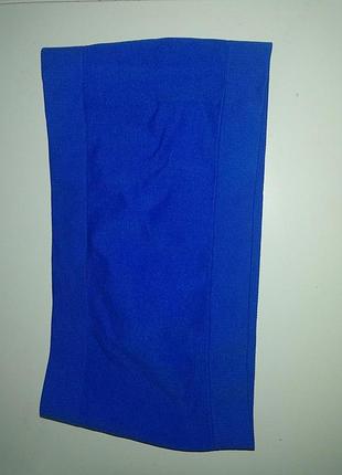 Топ безшовный бралет ярко-синий