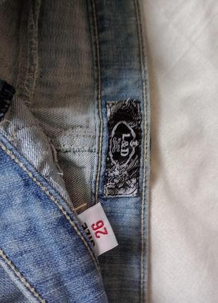 Новые женские джинсы со стразами l&d milano светло голубенькие2 фото