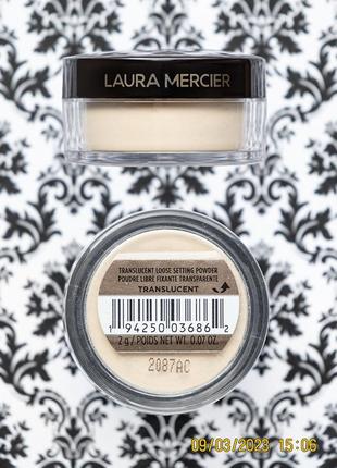 Фінішна пудра laura mercier translucent loose setting powder1 фото