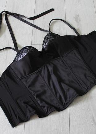 Элегантный черный корсет/топ lingerie5 фото