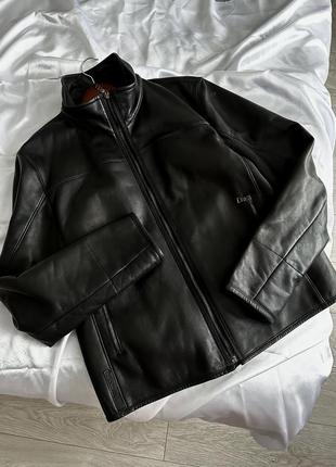 Prada кожаная мужская куртка