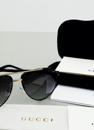 Gucci очки мужские солнцезащитные капли поляризированые2 фото