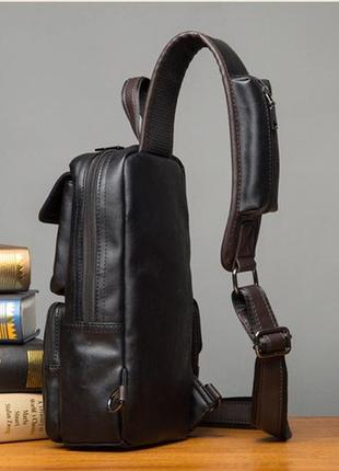 Мужская сумка барсетка на плечо мессенджер органайзер4 фото