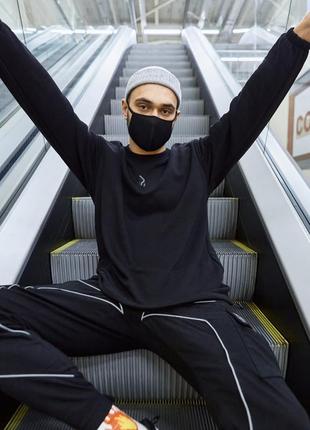 Свитшот оверсайз мужской огонь пушка fred черный