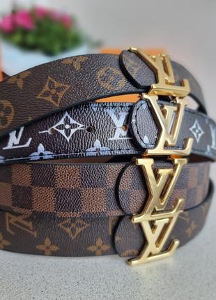 Ремень в стиле lv, ремінь в стилі louis vuitton, пояс в стилі луи виттон, ремінь в стилі луї вітон2 фото