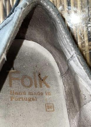 Замшевые туфли folk portugal оригинальные6 фото