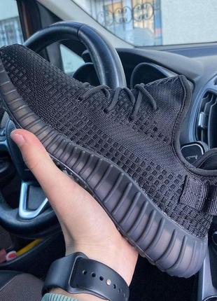 Adidas yeezy boost 350 black1 фото