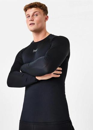 Everlast ls baselayer black футболка компрессійна термо майка оригінал чорна рашгард
