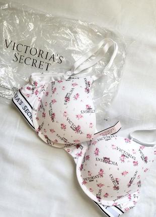 Белый цветочный лифчик, бра, бюстгальтер victoria’s secret