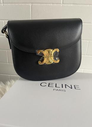 Жіноча шкіряна сумка celine1 фото