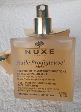 Масло синтеза multi-purpose oil для лица волос тела nuxe3 фото