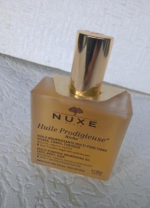 Масло синтеза multi-purpose oil для лица волос тела nuxe