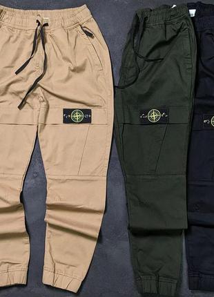 Чоловічі штани в стилі stone island