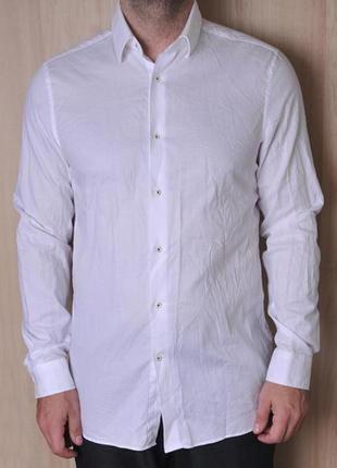 Белая рубашка 48-50 новые длинный/короткий рукав2 фото