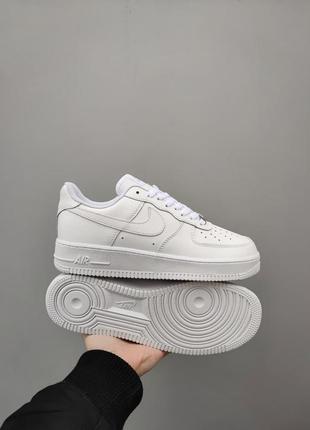 Nike air force 1 low  white2 фото