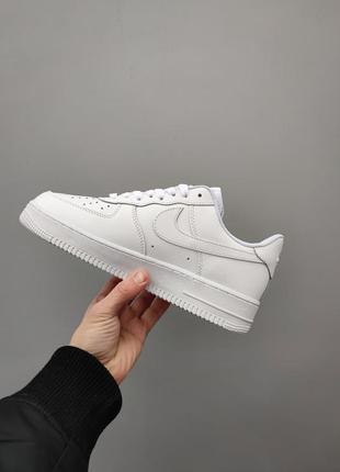 Nike air force 1 low  white6 фото