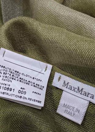 Max mara оригинальный итальянский шарф из шёлка4 фото