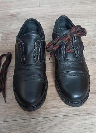 Кожаные туфли, броги, оксфорды3 фото