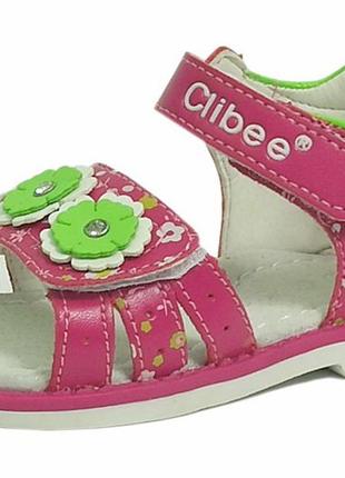 Босоножки сандали летняя обувь для девочки clibee клиби 172 р.20,212 фото