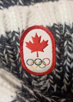 Варежки новые варежки canada olympic games размер л-хл вязаные женские