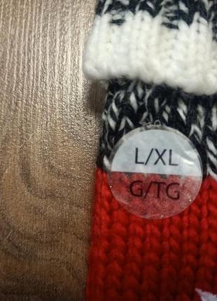 Варежки новые варежки canada olympic games размер л-хл вязаные женские