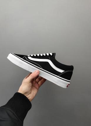 Черные кеды ванс vans old skool classic [36-45]3 фото