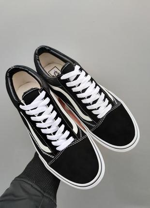 Черные кеды ванс vans old skool classic [36-45]5 фото