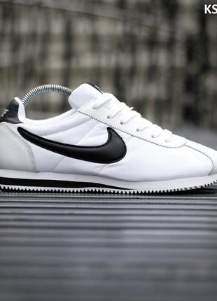 Кроссовки nike cortez black white