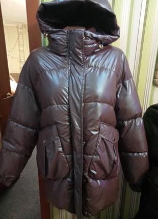 Зимова куртка розмір m біопух❄️