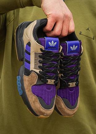 Чоловічі кросівки 
Adidas zx torsion packet shoes mega violet топ якості 🔝🔥
