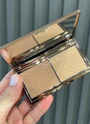 Палетка для лица charlotte tilbury filmstar bronze & glow contour duo 7g (fair/medium)1 фото