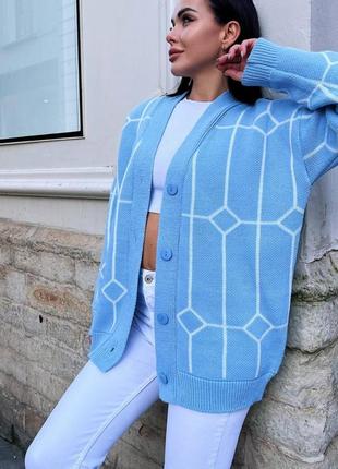 Кардиган подовжений на гудзиках