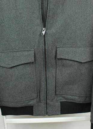 Крута шерстяна куртка бомбер h&m 5