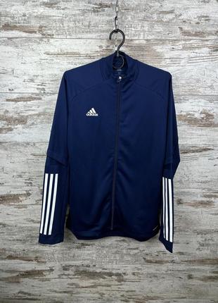 Мужская спортивная кофта adidas с лампасами худи олимпийка swoosh dri fit1 фото