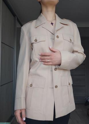 Пиджак, удлиненный плотный пиджак. куртка2 фото