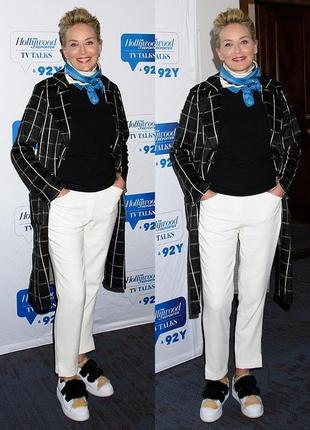 Кожаные кроссовки zara woman